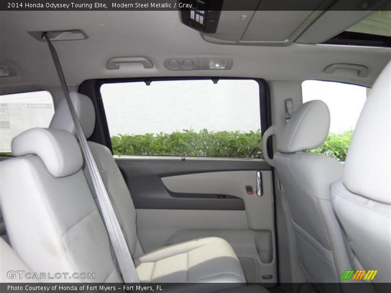 Modern Steel Metallic / Gray 2014 Honda Odyssey Touring Elite