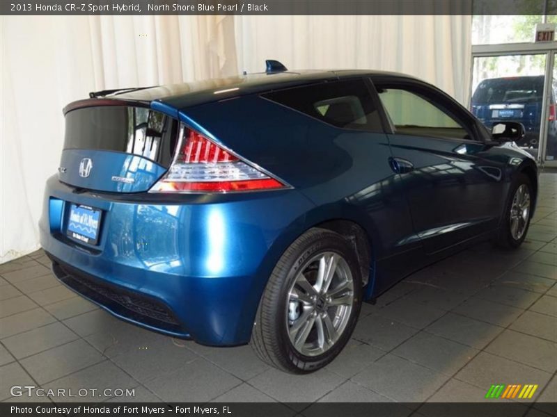 North Shore Blue Pearl / Black 2013 Honda CR-Z Sport Hybrid