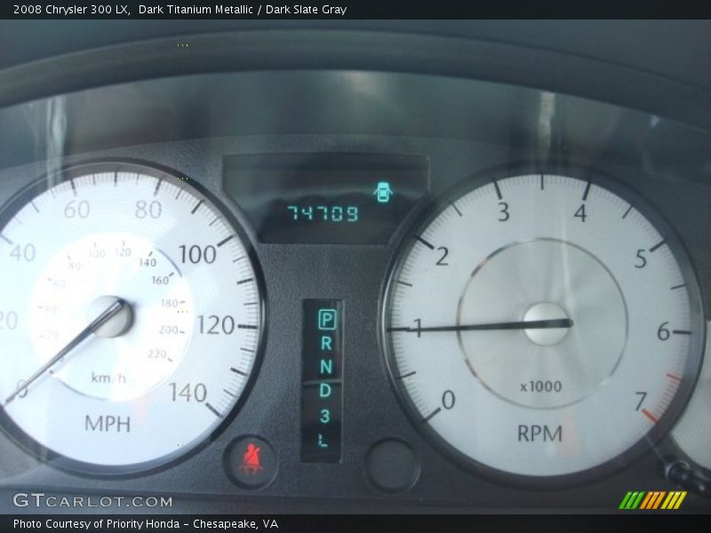 Dark Titanium Metallic / Dark Slate Gray 2008 Chrysler 300 LX