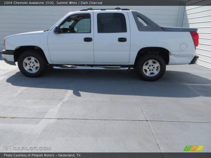 Summit White / Dark Charcoal 2004 Chevrolet Avalanche 1500