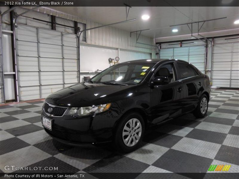 Ebony Black / Stone 2012 Kia Forte LX
