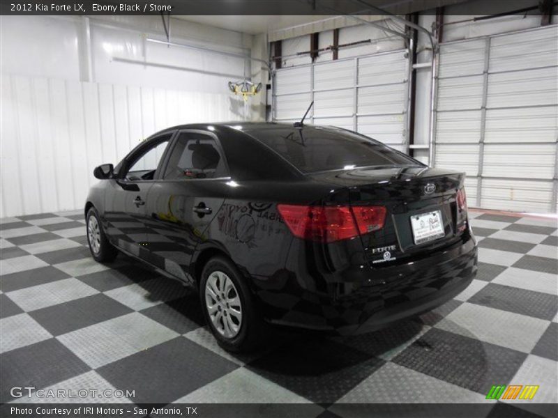 Ebony Black / Stone 2012 Kia Forte LX