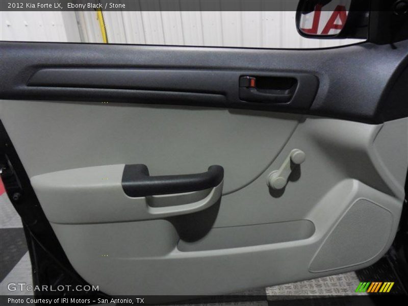 Ebony Black / Stone 2012 Kia Forte LX