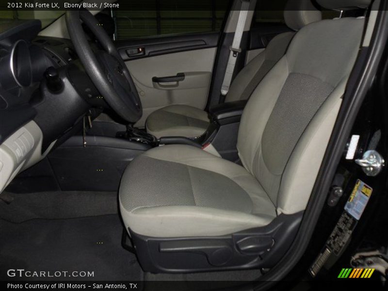 Ebony Black / Stone 2012 Kia Forte LX