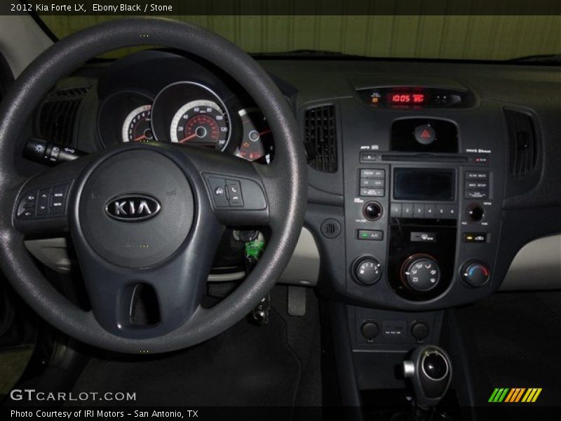 Ebony Black / Stone 2012 Kia Forte LX