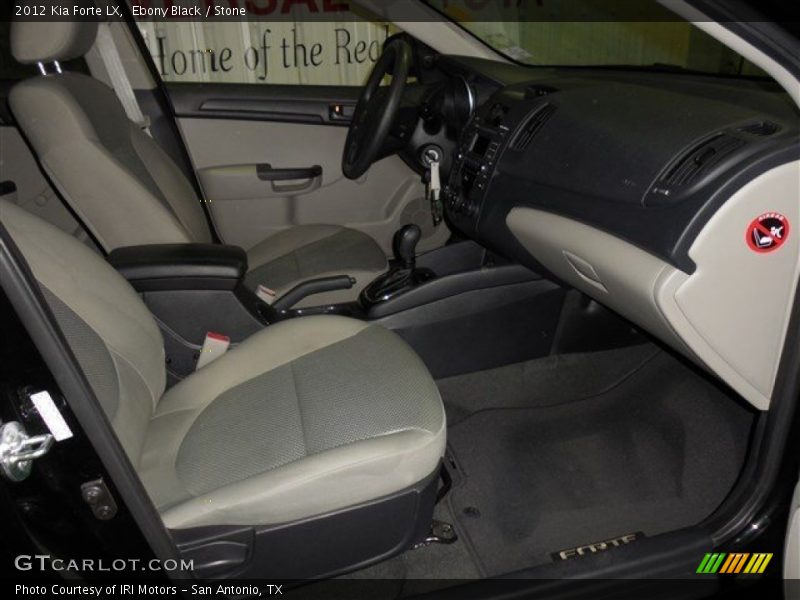 Ebony Black / Stone 2012 Kia Forte LX