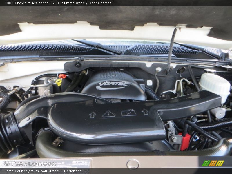 Summit White / Dark Charcoal 2004 Chevrolet Avalanche 1500