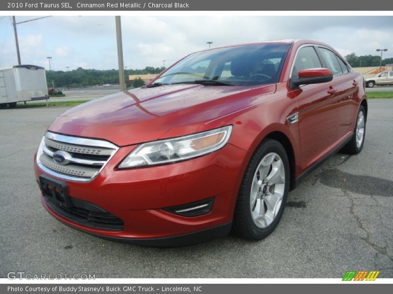 Cinnamon Red Metallic / Charcoal Black 2010 Ford Taurus SEL