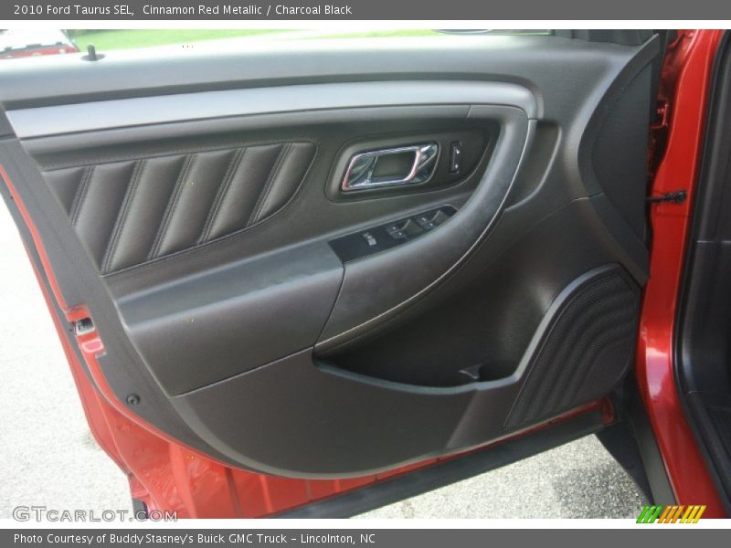 Cinnamon Red Metallic / Charcoal Black 2010 Ford Taurus SEL