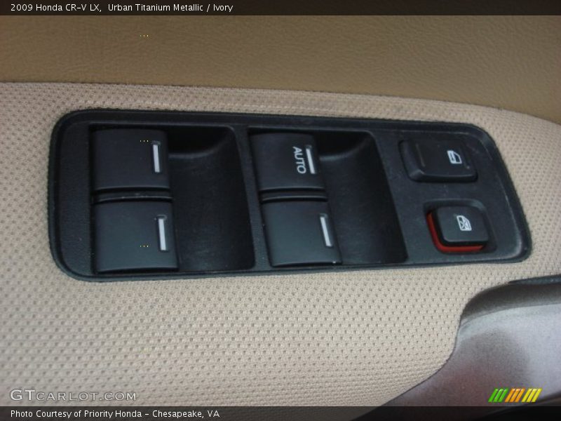 Urban Titanium Metallic / Ivory 2009 Honda CR-V LX