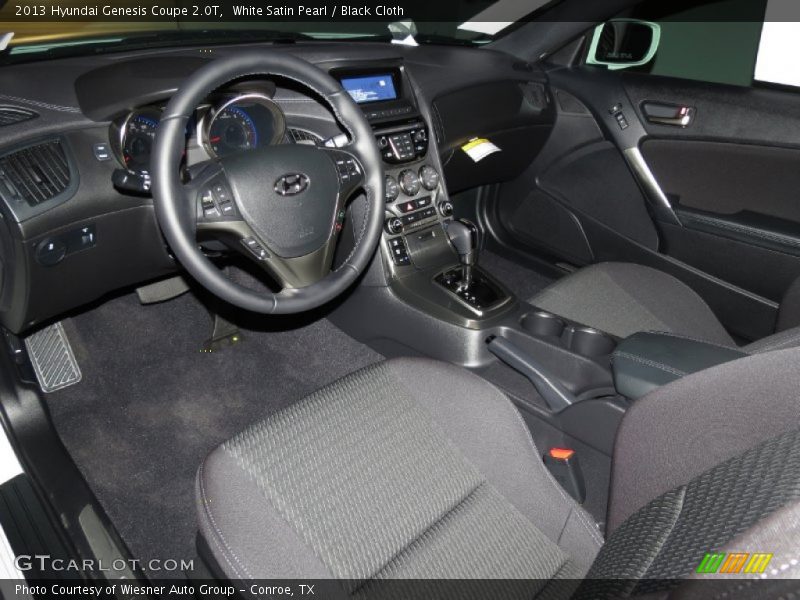 White Satin Pearl / Black Cloth 2013 Hyundai Genesis Coupe 2.0T
