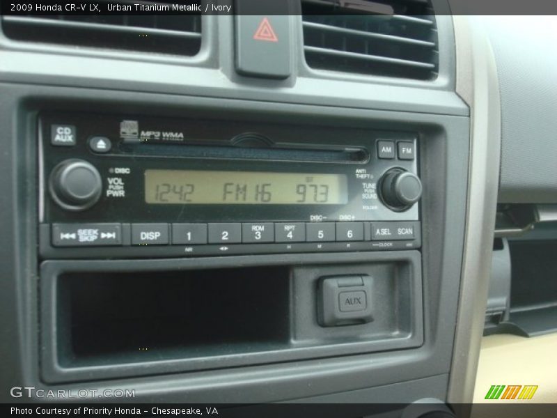 Urban Titanium Metallic / Ivory 2009 Honda CR-V LX