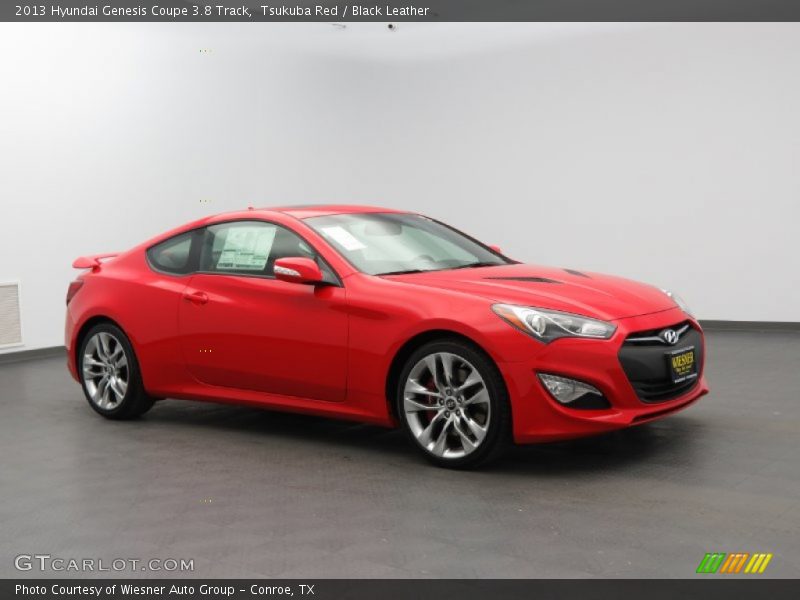 Tsukuba Red / Black Leather 2013 Hyundai Genesis Coupe 3.8 Track