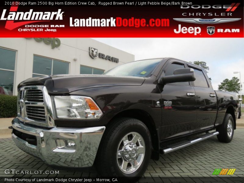 Rugged Brown Pearl / Light Pebble Beige/Bark Brown 2010 Dodge Ram 2500 Big Horn Edition Crew Cab