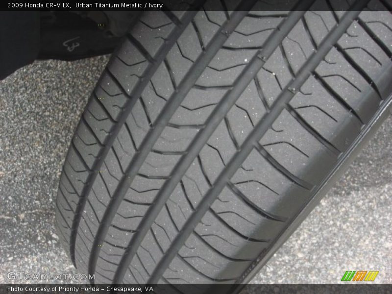 Urban Titanium Metallic / Ivory 2009 Honda CR-V LX