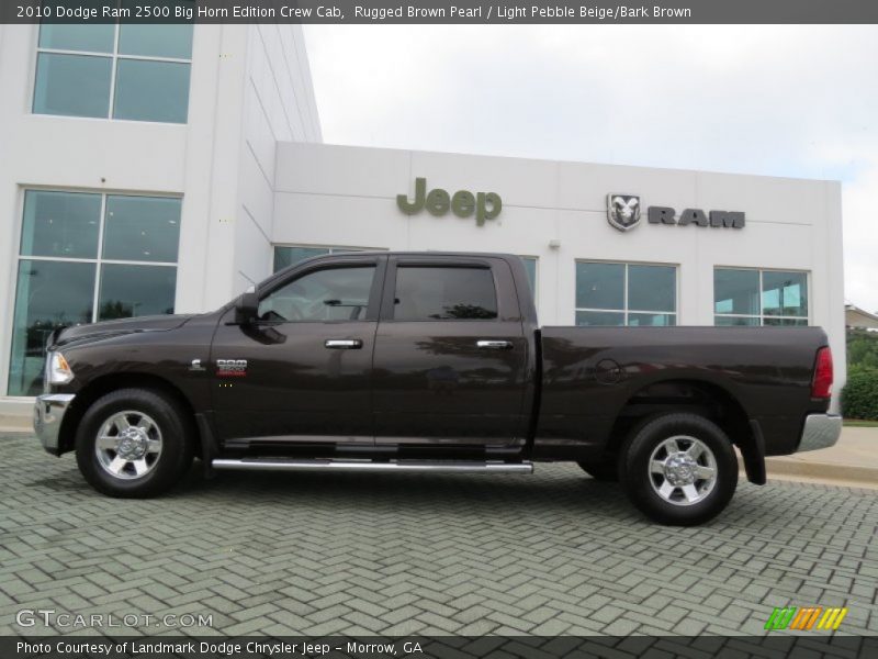 Rugged Brown Pearl / Light Pebble Beige/Bark Brown 2010 Dodge Ram 2500 Big Horn Edition Crew Cab