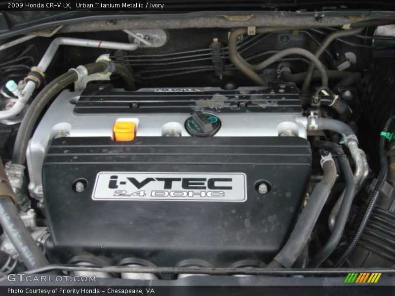 Urban Titanium Metallic / Ivory 2009 Honda CR-V LX