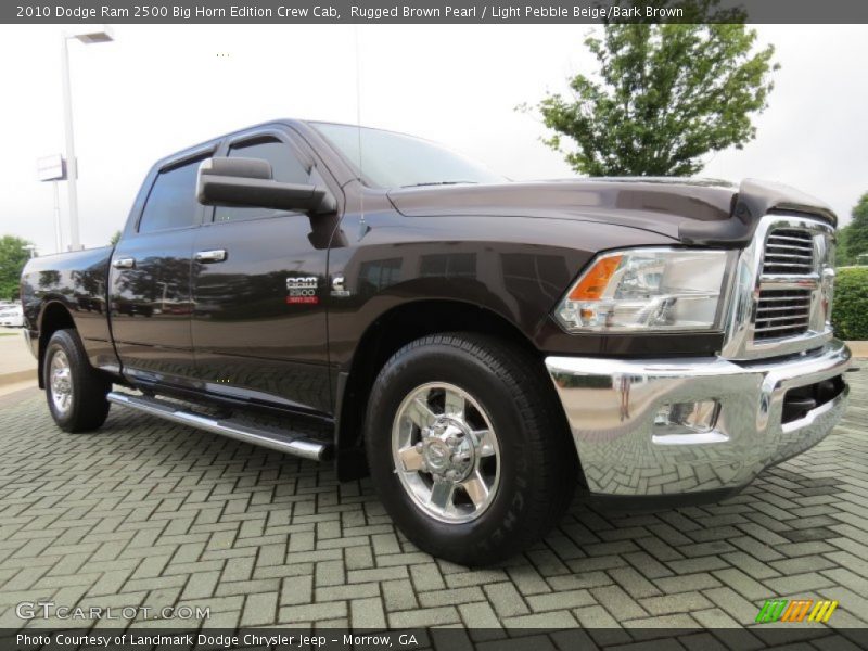 Rugged Brown Pearl / Light Pebble Beige/Bark Brown 2010 Dodge Ram 2500 Big Horn Edition Crew Cab