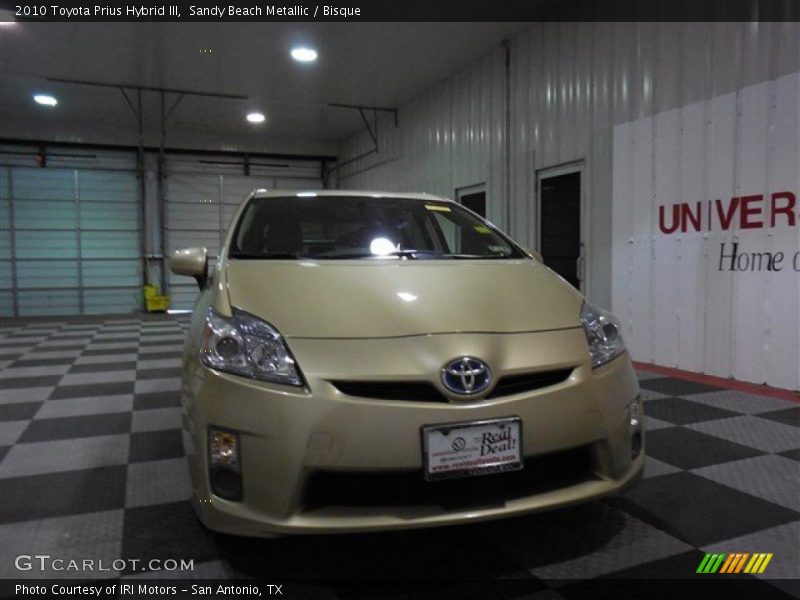 Sandy Beach Metallic / Bisque 2010 Toyota Prius Hybrid III