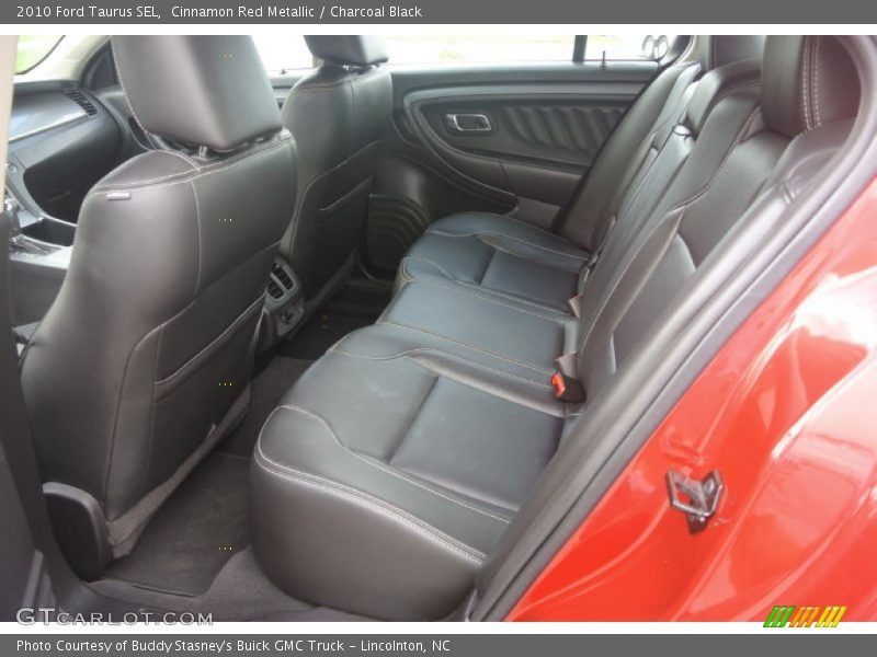 Cinnamon Red Metallic / Charcoal Black 2010 Ford Taurus SEL