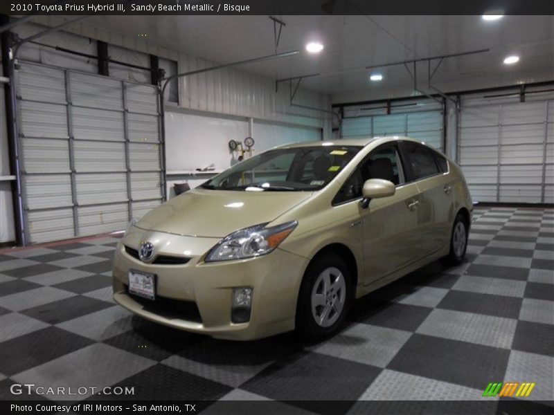 Sandy Beach Metallic / Bisque 2010 Toyota Prius Hybrid III