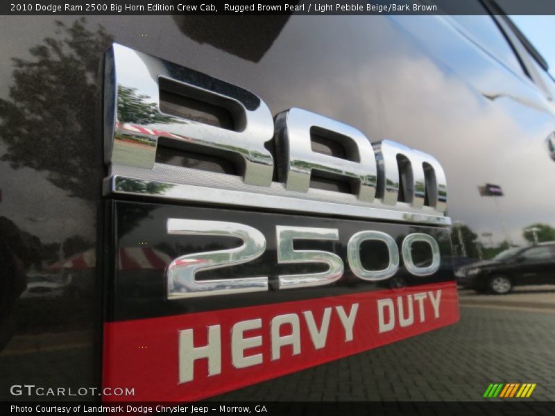 Rugged Brown Pearl / Light Pebble Beige/Bark Brown 2010 Dodge Ram 2500 Big Horn Edition Crew Cab