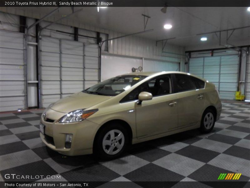 Sandy Beach Metallic / Bisque 2010 Toyota Prius Hybrid III