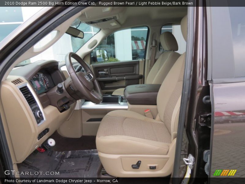Rugged Brown Pearl / Light Pebble Beige/Bark Brown 2010 Dodge Ram 2500 Big Horn Edition Crew Cab