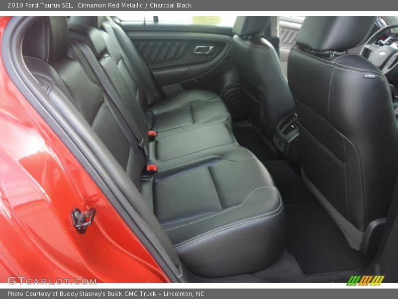 Cinnamon Red Metallic / Charcoal Black 2010 Ford Taurus SEL