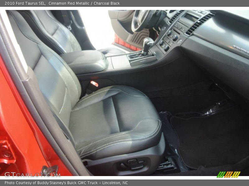 Cinnamon Red Metallic / Charcoal Black 2010 Ford Taurus SEL