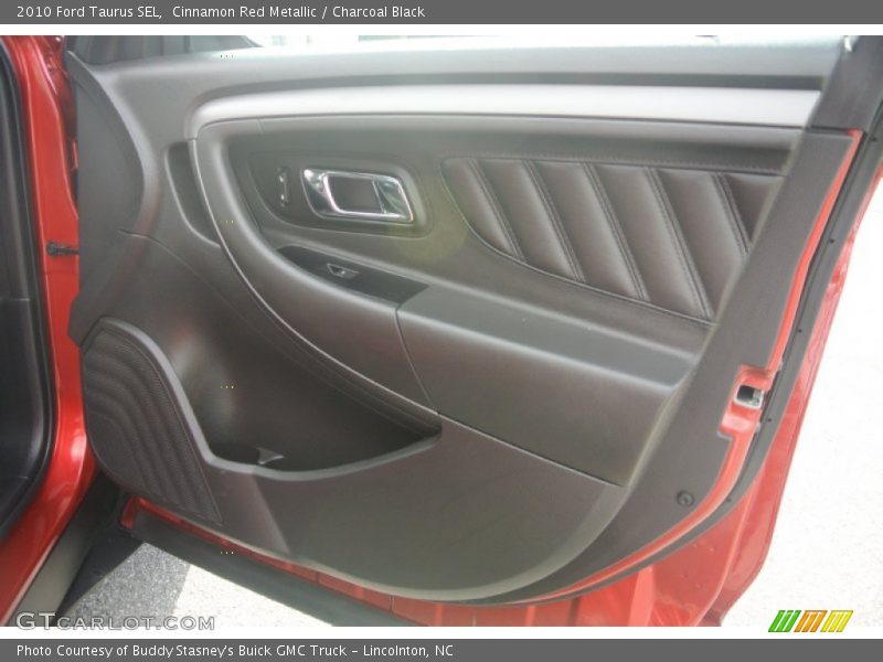 Cinnamon Red Metallic / Charcoal Black 2010 Ford Taurus SEL