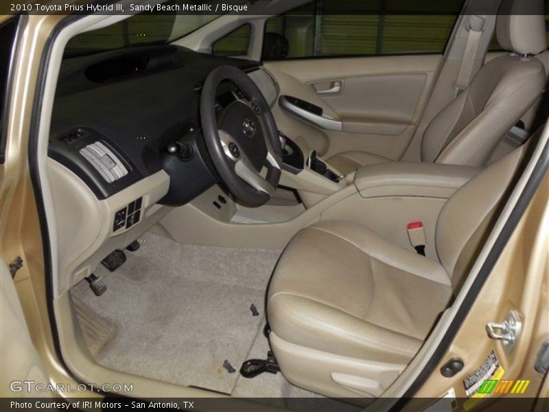 Sandy Beach Metallic / Bisque 2010 Toyota Prius Hybrid III