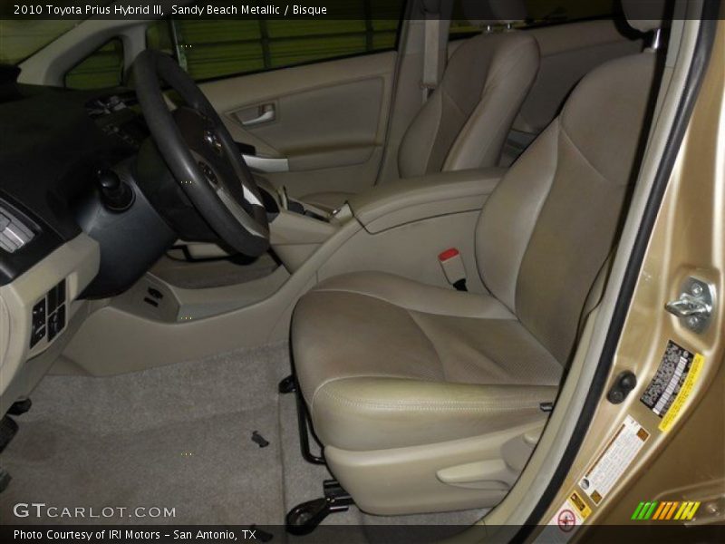 Sandy Beach Metallic / Bisque 2010 Toyota Prius Hybrid III