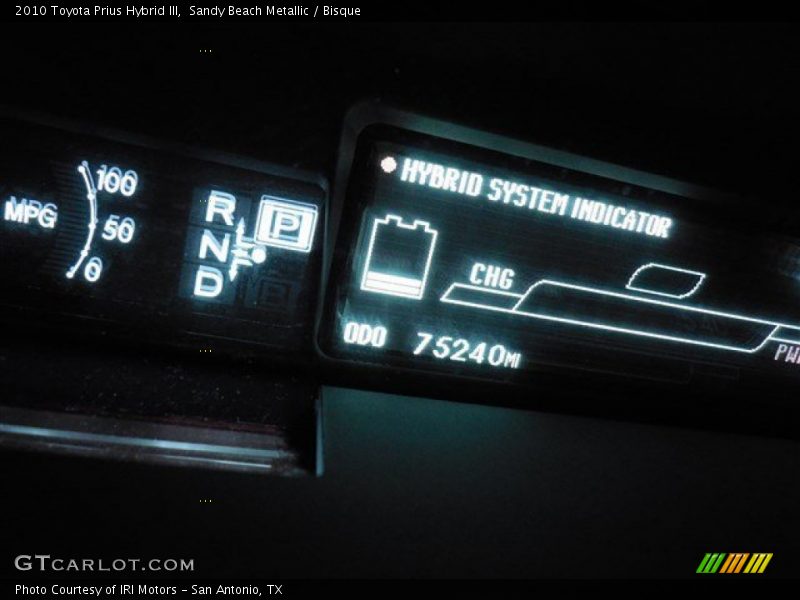 Sandy Beach Metallic / Bisque 2010 Toyota Prius Hybrid III
