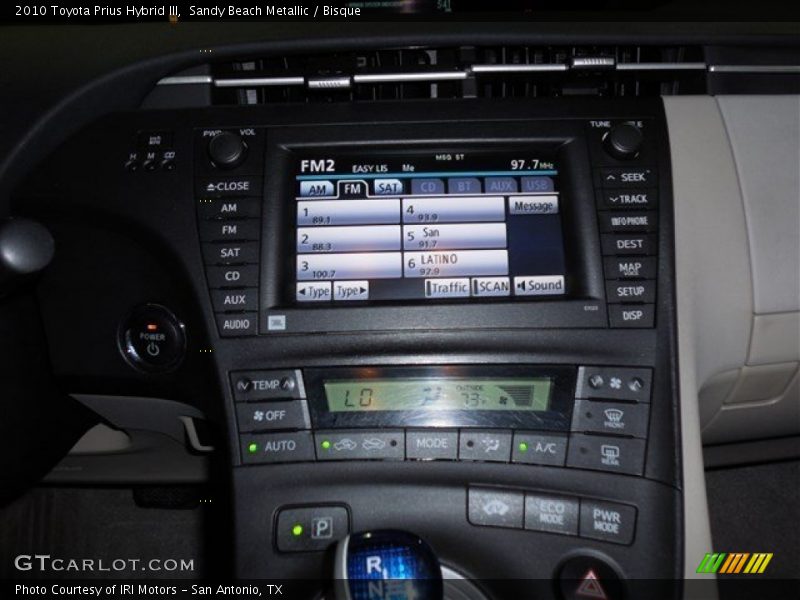 Sandy Beach Metallic / Bisque 2010 Toyota Prius Hybrid III