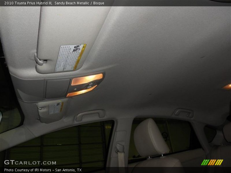 Sandy Beach Metallic / Bisque 2010 Toyota Prius Hybrid III