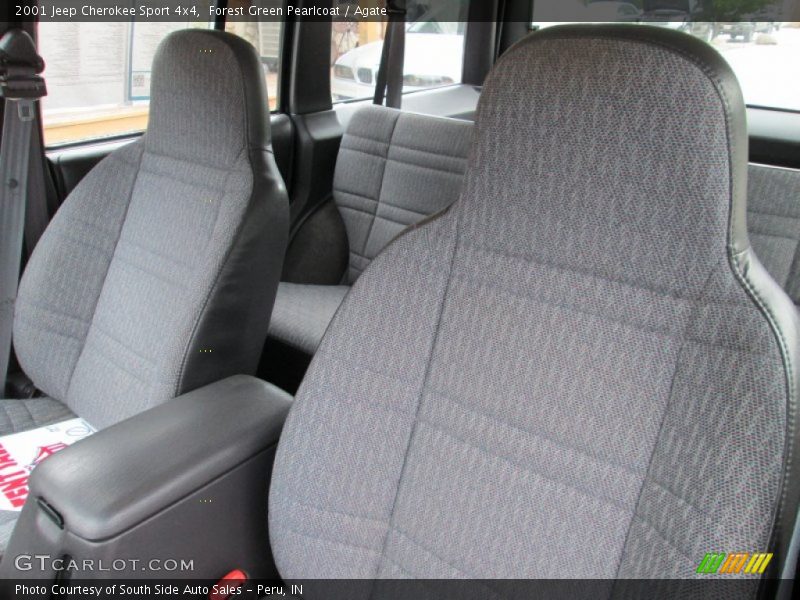 Forest Green Pearlcoat / Agate 2001 Jeep Cherokee Sport 4x4