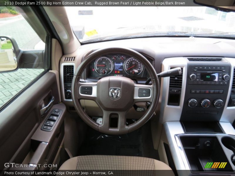 Rugged Brown Pearl / Light Pebble Beige/Bark Brown 2010 Dodge Ram 2500 Big Horn Edition Crew Cab