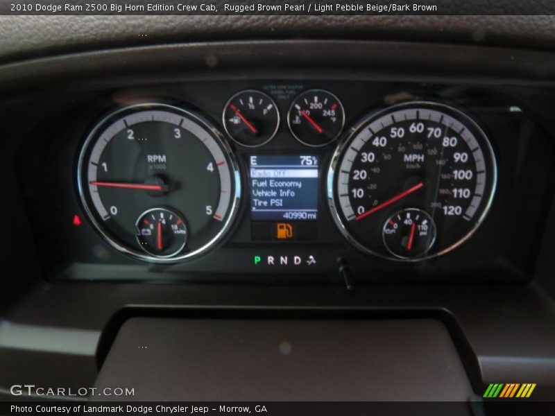 Rugged Brown Pearl / Light Pebble Beige/Bark Brown 2010 Dodge Ram 2500 Big Horn Edition Crew Cab