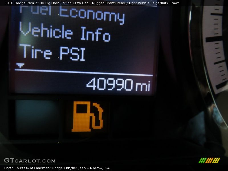 Rugged Brown Pearl / Light Pebble Beige/Bark Brown 2010 Dodge Ram 2500 Big Horn Edition Crew Cab