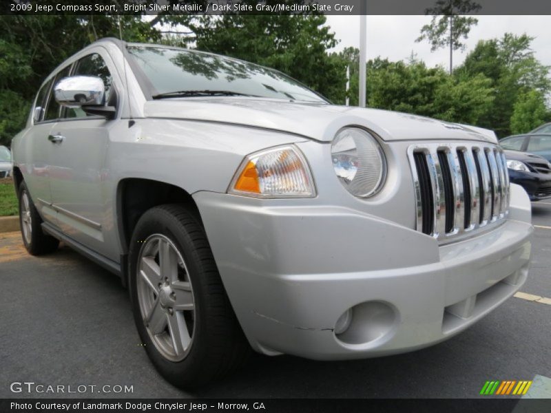 Bright Silver Metallic / Dark Slate Gray/Medium Slate Gray 2009 Jeep Compass Sport