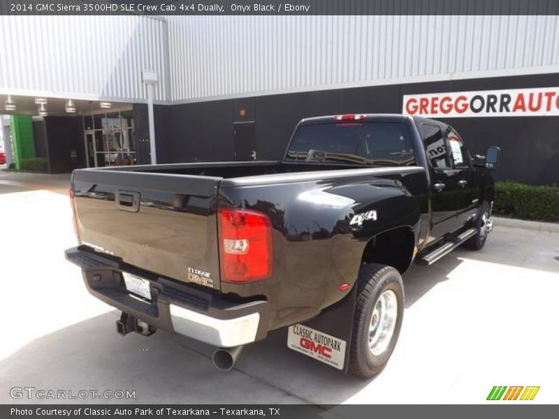 Onyx Black / Ebony 2014 GMC Sierra 3500HD SLE Crew Cab 4x4 Dually