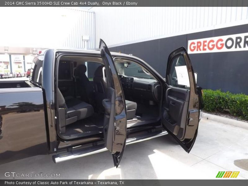 Onyx Black / Ebony 2014 GMC Sierra 3500HD SLE Crew Cab 4x4 Dually