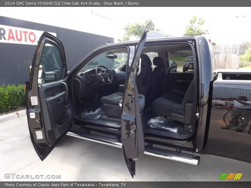 Onyx Black / Ebony 2014 GMC Sierra 3500HD SLE Crew Cab 4x4 Dually