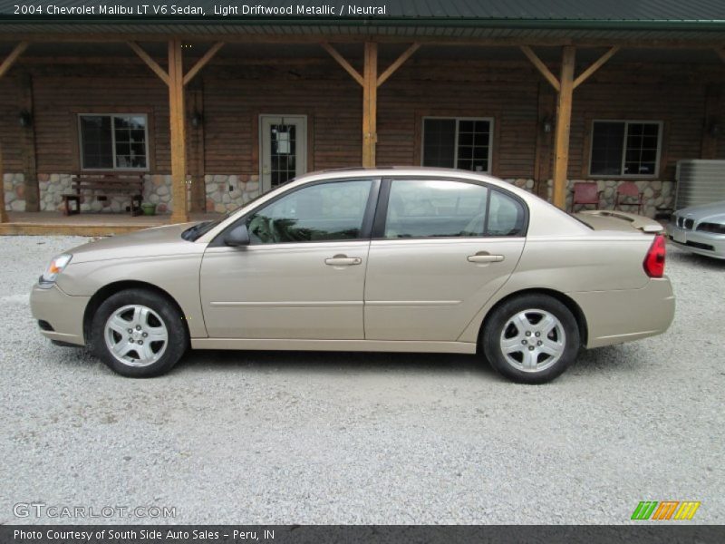 Light Driftwood Metallic / Neutral 2004 Chevrolet Malibu LT V6 Sedan