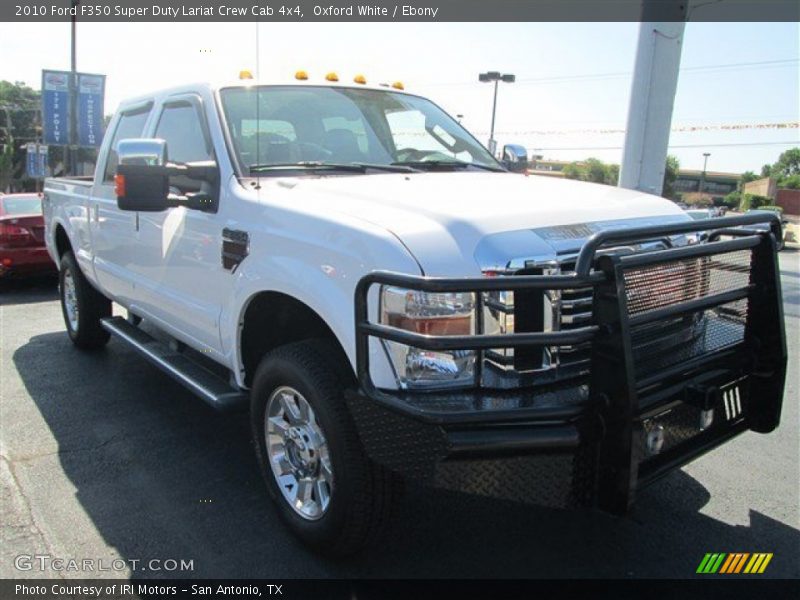 Oxford White / Ebony 2010 Ford F350 Super Duty Lariat Crew Cab 4x4