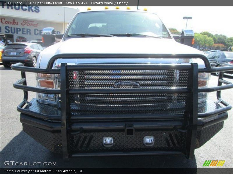 Oxford White / Ebony 2010 Ford F350 Super Duty Lariat Crew Cab 4x4
