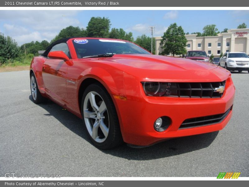 Victory Red / Black 2011 Chevrolet Camaro LT/RS Convertible
