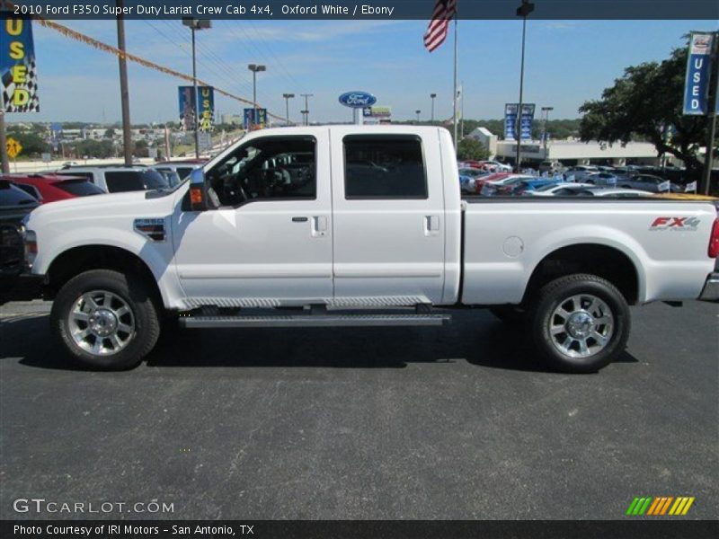 Oxford White / Ebony 2010 Ford F350 Super Duty Lariat Crew Cab 4x4