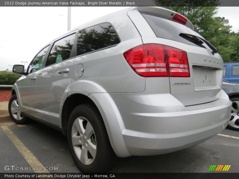 Bright Silver Metallic / Black 2013 Dodge Journey American Value Package